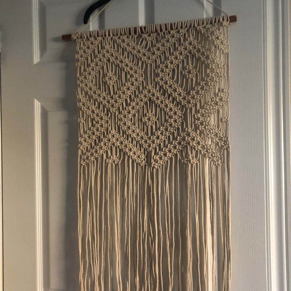 macrame wall hanging